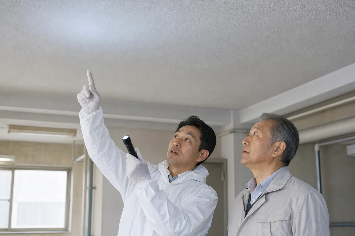 吹付けアスベストの見分け方完全ガイド｜建物所有者・施主向け調査前知識