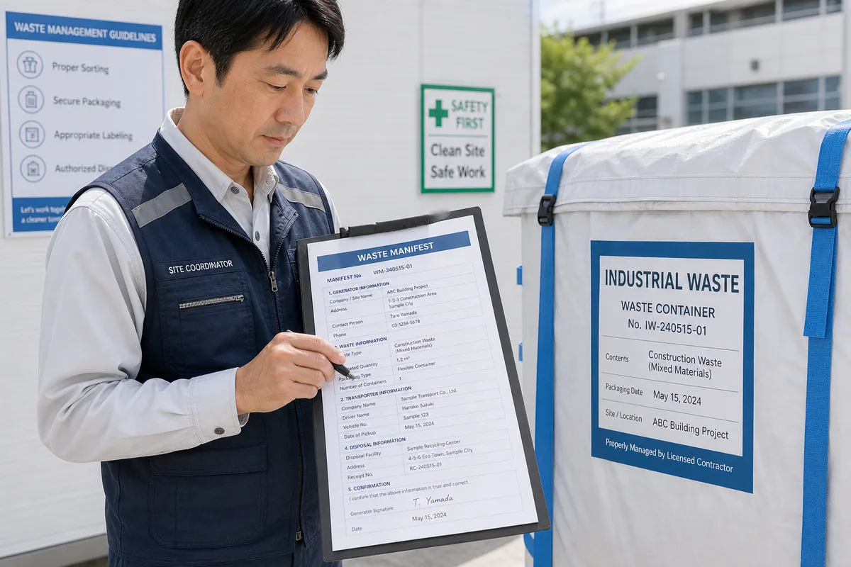 アスベスト廃棄物の処分とマニフェスト｜特別管理産業廃棄物の処理ルール